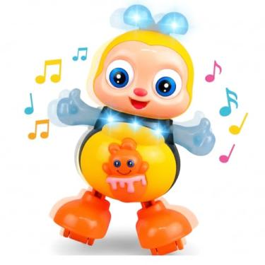 Imagem de ABELHA DANÇARINA MUSICAL COM LUZ SOM E MOVIMENTO BRINQUEDO INFANTIL DIVERTIDO.