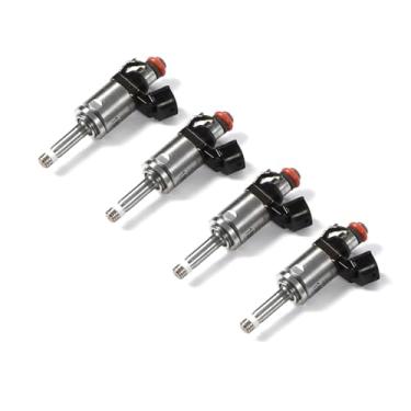 Imagem de Conjunto de 4 bicos injetores de combustível PY0113250 FJ1288 para Mazda 3 2.5L 2014-2018 e Mazda 6 2014-2016 - Peças de reposição para carros.