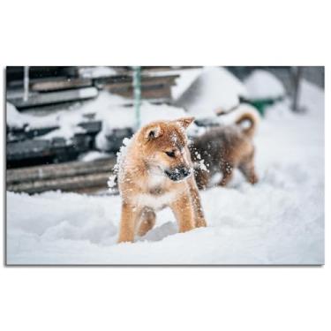 Imagem de 12 impressões em tela de animais de estimação pôster arte de parede para casa 1 peça decorações não ramificadas 33 x 20 cm