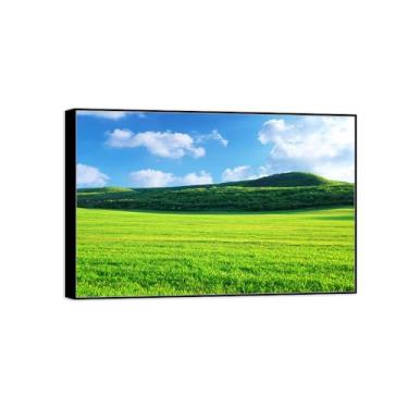 Imagem de BMZFYBS Impressão em tela de paisagem com moldura preta - Nuvens de pastagem - Pintura de decoração - Imagens para quarto 20 x 30 cm 8 x 12 pol