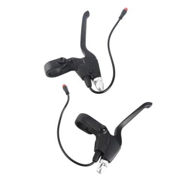 Imagem de Aoresac Conjunto de Alavanca de Freio Liga Alumínio Alta Dureza para Alça Scooter Elétrica M4 M4 PRO 10 Polegadas, Conector 2 Pinos à Prova Chuva, Acessórios Com