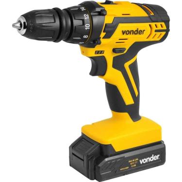 Imagem de Parafusadeira-furadeira A Bateria, 12 V, Fonte De Carregamento Bivolt Automática, Pfv 112qr Vonder