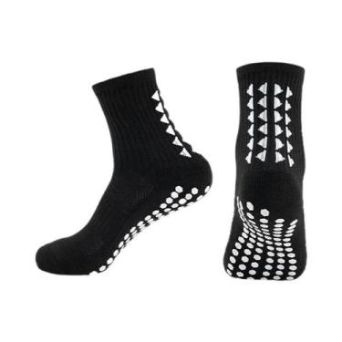Imagem de Meias Atléticas Unissex Com Solado Antiderrapante Para Futebol, Basque
