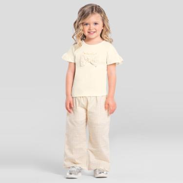 Imagem de Blusa infantil menina com laço xadrez Mundi-Feminino