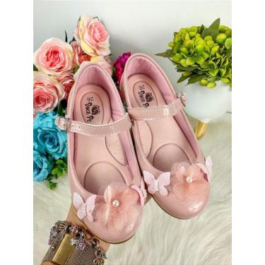 Imagem de Sapatilha Doce Pé Jardim Encantado Nude - Rosa, 22
