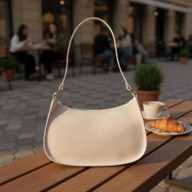 Imagem de Bolsa Baguete Pequena De Ombro Verniz Tendência Gringa - JS Bolsas, Br