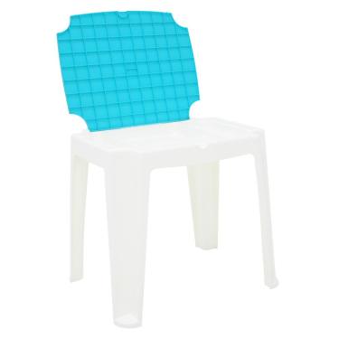 Imagem de Mesa Infantil Tramontina Versa em Polipropileno Azul e Branco
