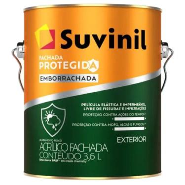 Imagem de Tinta Acrílica Fachada Protegida Emborrachada Branco Neve 3,6L - 50842