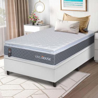 Imagem de Cama Box Baú Luanda Espuma D28 Solteirão 96x203 King House