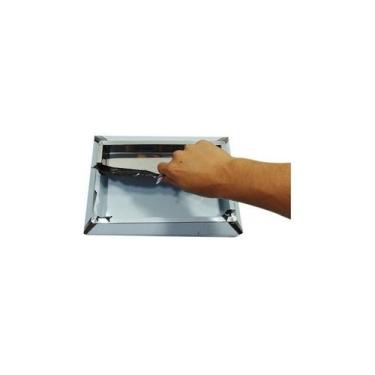 Imagem de Kit 5 Cinzeiro De Chão Em Aço Inox - Bituqueira - Fumódromo - PREMIUM