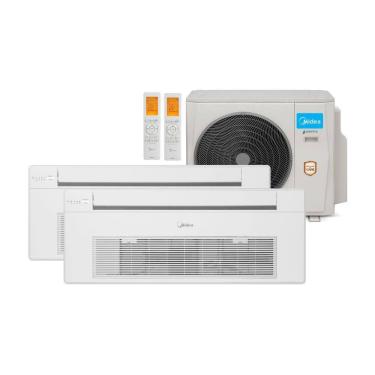 Imagem de Ar Condicionado Bi Split Midea 27000 BTUs (K7 1V 12K+18K) Quente e Frio Inverter 220V R410A (38MBMTA27M5)