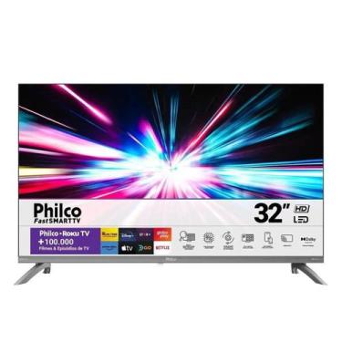 Imagem de Smart Tv 32 Philco Sistema Roku Tv Dolby Áudio Hdr10 P32crb