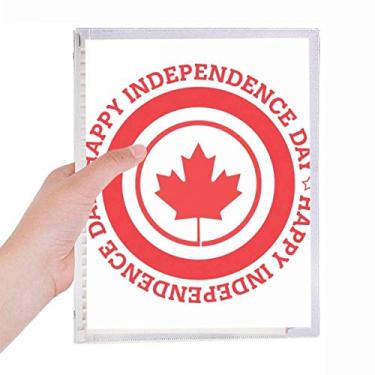 Imagem de Caderno de folhas soltas e folhas de bordo cananda, agenda recarregável, papelaria