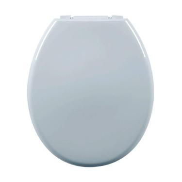 Imagem de Assento Almofadado Oval Cinza Claro Tampa Vaso Deca-incepa-celite-ideal-roca