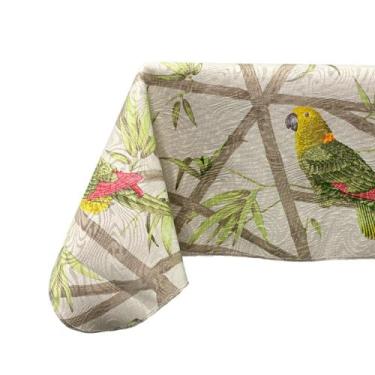 Imagem de Toalha De Mesa Estampada Aves Pássaros - MILLENIADECOR, 08 PAPAGAIO, 1