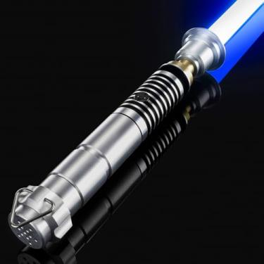 Imagem de CVCBSER Upgrade App Control Metal Dueling LK Lightsaber, Motion Control 34 Sets Sound Effects 12 Light Effects and 16 Colors Change, Smooth Swing Light Sabers for Adults