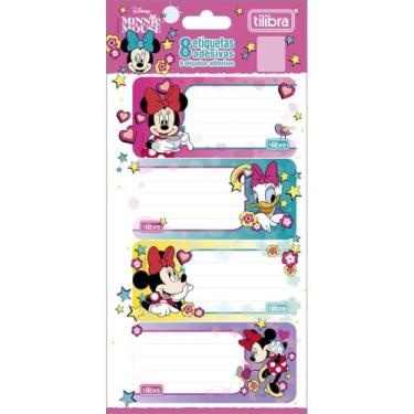 Imagem de Etiqueta Escolar Decorada Minnie C/8ETIQ. 100X208MM - Tilibra