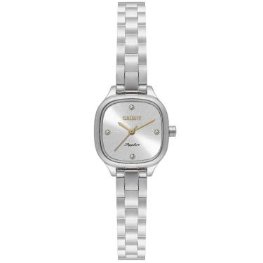 Imagem de Relógio Orient Feminino Ref: Lbss0093 S1sx Retangular Prateado