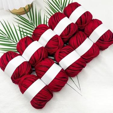 Imagem de 1 peça de lã de seda tingida gradiente colorido e fio de mistura de caxemira adequado para tricô, suéteres de crochê, cachecóis, chapéus, vários buquês de bonecas faça você mesmo, etc. Várias cores