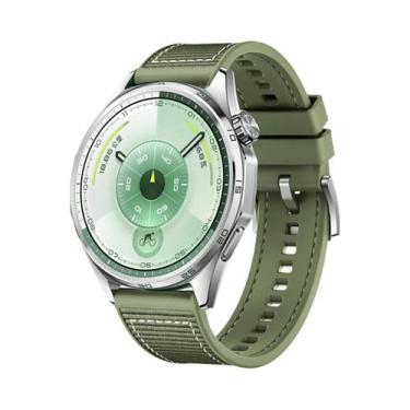 Imagem de Pulseira De Nylon E Silicone De 22mm Para Huawei Watch GT6 5 4 pro 46m