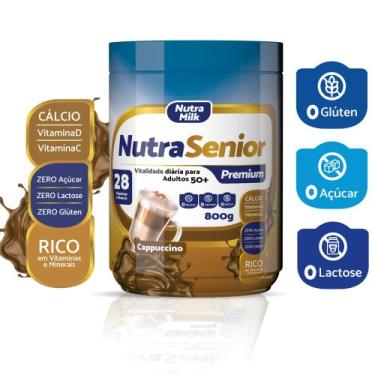 Imagem de Nutra Senior Premium 50+ Suplemento Alimentar SEM AÇÚCAR e SEM LACTOSE