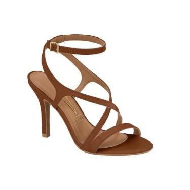 Imagem de Sandalia vizzano social ref 6249.1016.7286 feminino, Marrom, 35