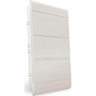 Imagem de Centrinho Steck Pvc 36 Disjuntor Din Embutir Branco