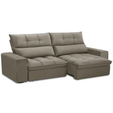 Imagem de Sofá Retrátil Reclinável Para Sala 3 Lugares 230cm Asaph F04 Veludo Ma
