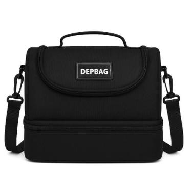 Imagem de Bolsa Sacola Térmica Lancheira Marmita Escolar Fitness Academia Praia 