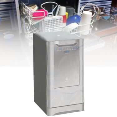 Imagem de CAPA PARA LAVA LOUÇAS ELECTROLUX 10 SERVIÇOS TRANSPARENTE (CINZA)