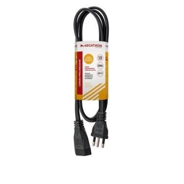 Imagem de Extensao Cabo Prolongador Pp 3x2,50mm 1,5 Metros Preta 419