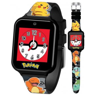 Imagem de Relógio Smartwatch Infantil Pokémon Pikachu Interativo com Tela Touch, Câmera e Pedômetro