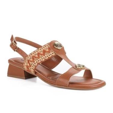 Imagem de Sandália Mississipi de Salto Bloco Feminina J0531-Feminino