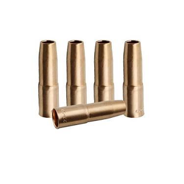 Imagem de WeldingCity Pacote com 5 bocais de gás de 66 a 137 cm para pistolas de solda Lincoln 200-250 e Tweco Professional #2 MIG (pacote com 5 bocais)