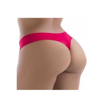 Imagem de Calcinhas Fio Dental Sem Costura Corte A Laser - GEN LINGERIE, Vermelh