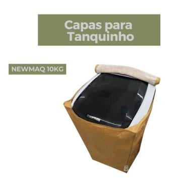 Imagem de Capa para tanquinho semiautomático newmaq 10kg  flex - Capas Flex, BEG