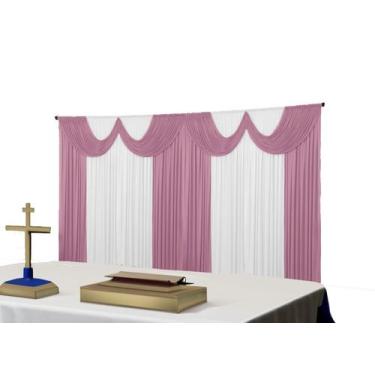 Imagem de Cortina Paris Malha Igreja Festas Eventos 8 metros - Dennis Confecções