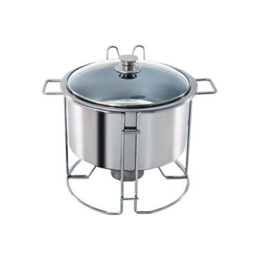 Imagem de Rechaud redondo 4,5 l tampa vidro savoy - Brinox