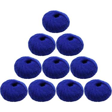 Imagem de 10 pçs 250 g 230 g cor lisa Angola Amorous Mohair Fio de lã de crochê para bricolagem, suéter de bebê feito à mão, xale, cachecol, roupas de fio fino, fio real