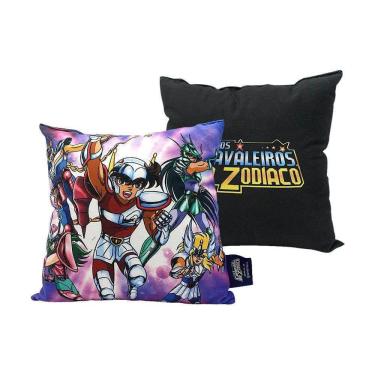 Imagem de Almofada Decorativa Geek 25Cm Cavaleiros Do Zodíaco Oficial