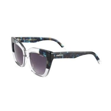 Imagem de Óculos Solar Colcci Vicky C0268f2533  Translúcido Demi Lente Cinza Degradê-Feminino