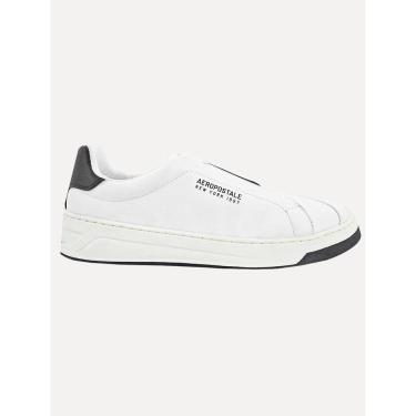 Imagem de Tênis Aeropostale Masculino Casual Elastico NY 1987 Preto/Branco-Masculino