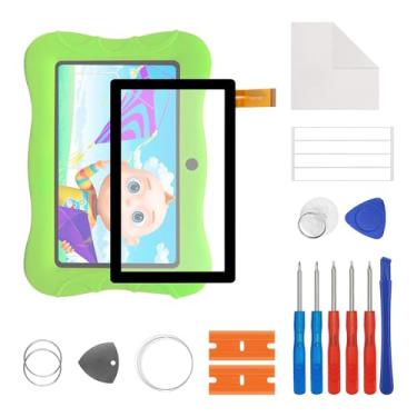 Imagem de SwarKing Nova substituição de digitalizador de tela sensível ao toque para Contixo V8/V9 com kit de ferramentas de reparo gratuito (sem visor LCD)