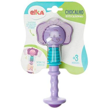Imagem de Chocalho Esticadinho – Elefante, Elka, Lilas