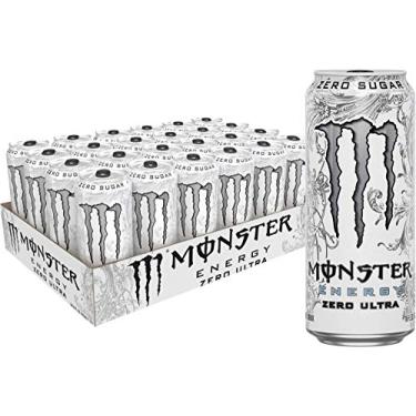 Imagem de Monster Energy Zero Ultra, bebida energética sem açúcar, 473 g (pacote com 24)