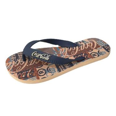 Imagem de Chinelo Dedo Masculino Borracha Conforto Coca Cola Urban Logos CC3479