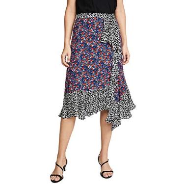 Imagem de Parker Saia midi feminina com estampa Collins, Multi Ditsy, 4
