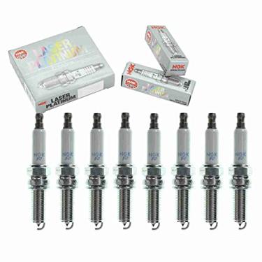 Imagem de 8 peças de velas de ignição NGK Laser Platinum compatíveis com Mercedes-Benz S550 5.5L V8 2007-2011