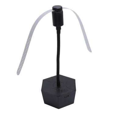 Imagem de Ventilador de Comida de Mesa Portátil Recarregável Giratório Alimentado por Bateria para Pátio Externo