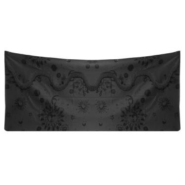 Imagem de Cortina cetim traseira cabine caminhão volvo vm nh fm fh - RANCHAO ACE